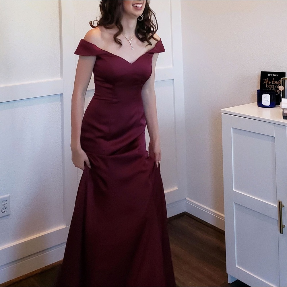 beautiful prom gown/wedding guest dress/formal gown from camille la vie.